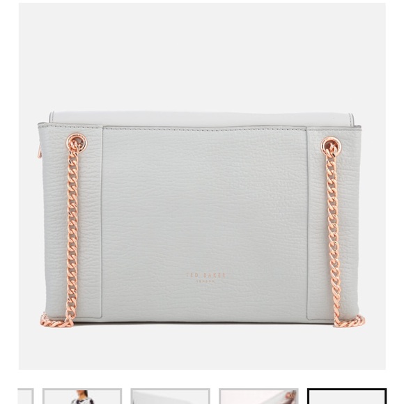 Ted Baker Women's Jemms Robot Lock Cross Body Bag - Grey - Picture 7 of 13